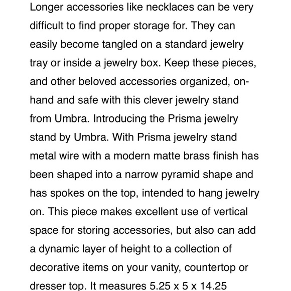 Umbra jewelry tree 🌈 - Picture 4 of 4